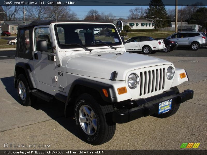 Stone White / Khaki 2005 Jeep Wrangler X 4x4