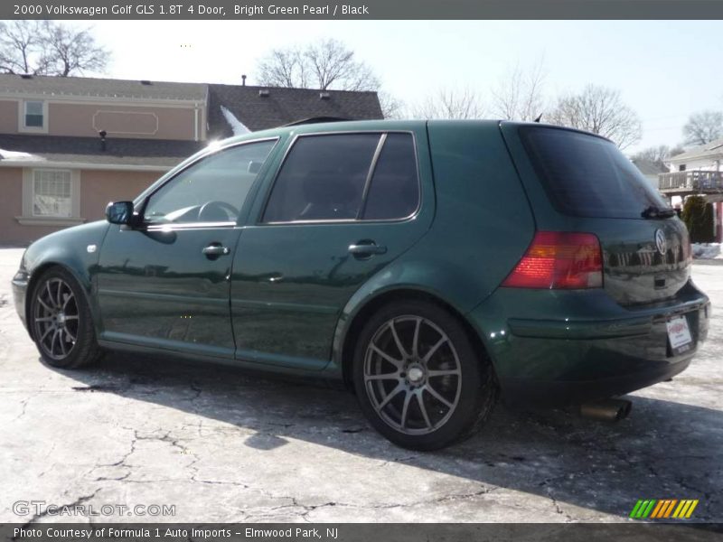 Bright Green Pearl / Black 2000 Volkswagen Golf GLS 1.8T 4 Door