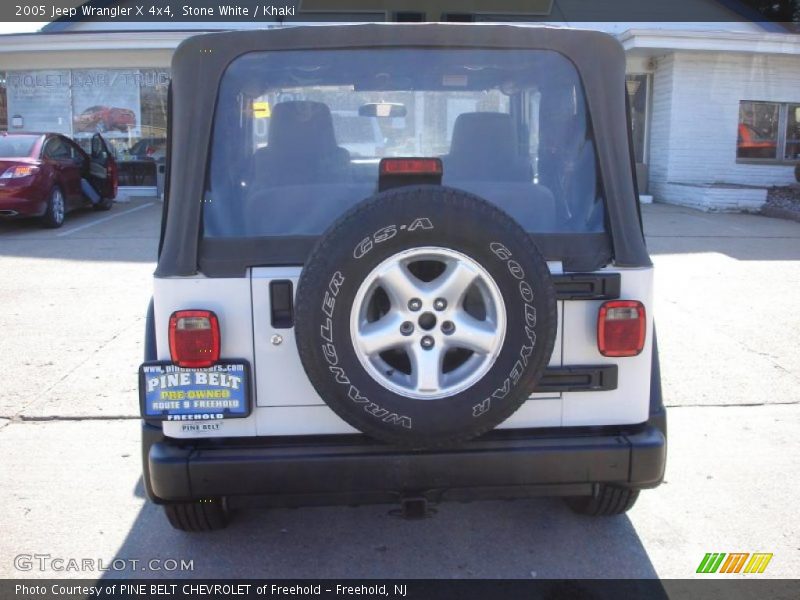 Stone White / Khaki 2005 Jeep Wrangler X 4x4