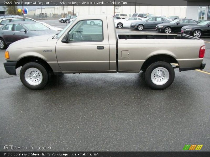 Arizona Beige Metallic / Medium Pebble Tan 2005 Ford Ranger XL Regular Cab