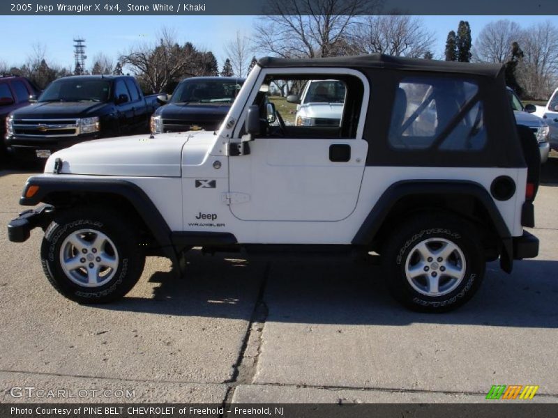 Stone White / Khaki 2005 Jeep Wrangler X 4x4