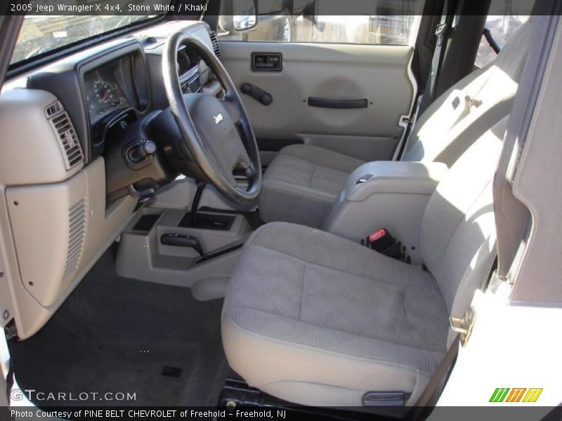 Stone White / Khaki 2005 Jeep Wrangler X 4x4
