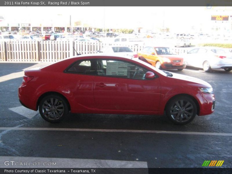 Racing Red / Black Sport 2011 Kia Forte Koup SX