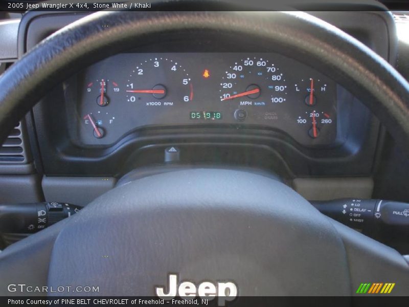 Stone White / Khaki 2005 Jeep Wrangler X 4x4