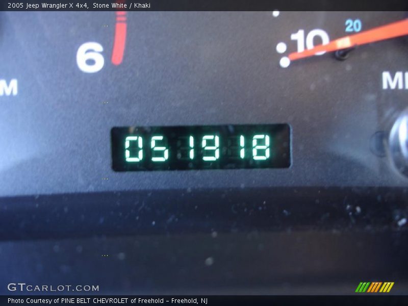 Stone White / Khaki 2005 Jeep Wrangler X 4x4