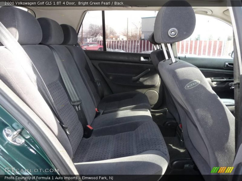 Bright Green Pearl / Black 2000 Volkswagen Golf GLS 1.8T 4 Door
