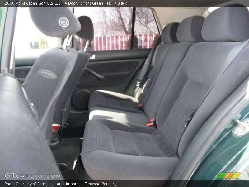 Bright Green Pearl / Black 2000 Volkswagen Golf GLS 1.8T 4 Door