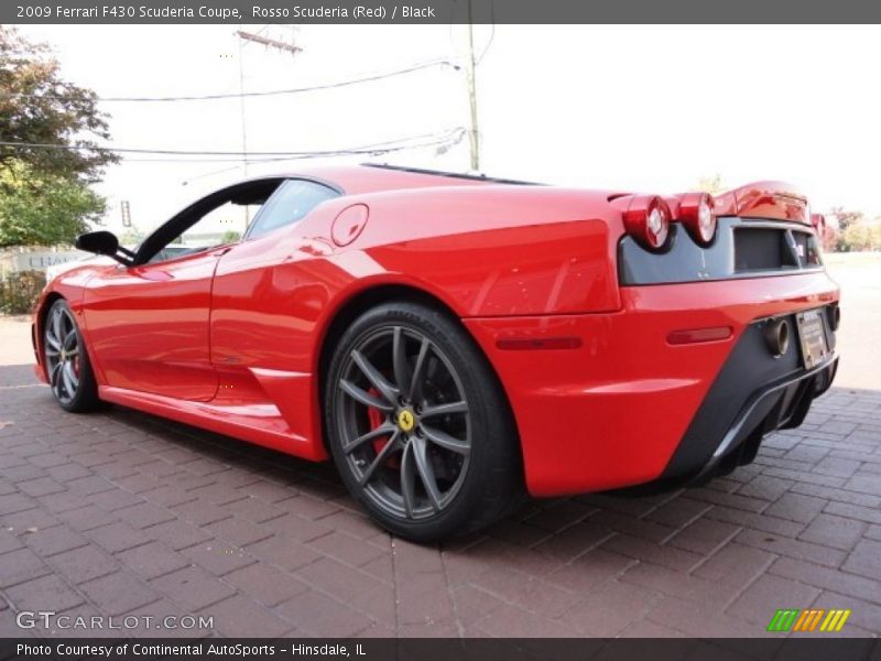 Rosso Scuderia (Red) / Black 2009 Ferrari F430 Scuderia Coupe