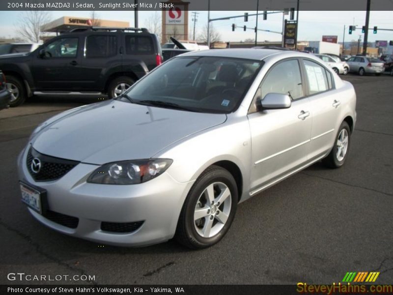 Sunlight Silver Mica / Black 2004 Mazda MAZDA3 i Sedan