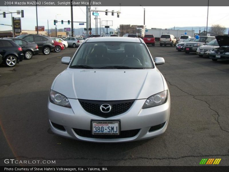 Sunlight Silver Mica / Black 2004 Mazda MAZDA3 i Sedan