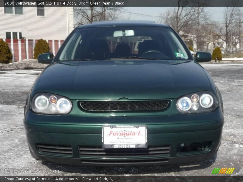 Bright Green Pearl / Black 2000 Volkswagen Golf GLS 1.8T 4 Door
