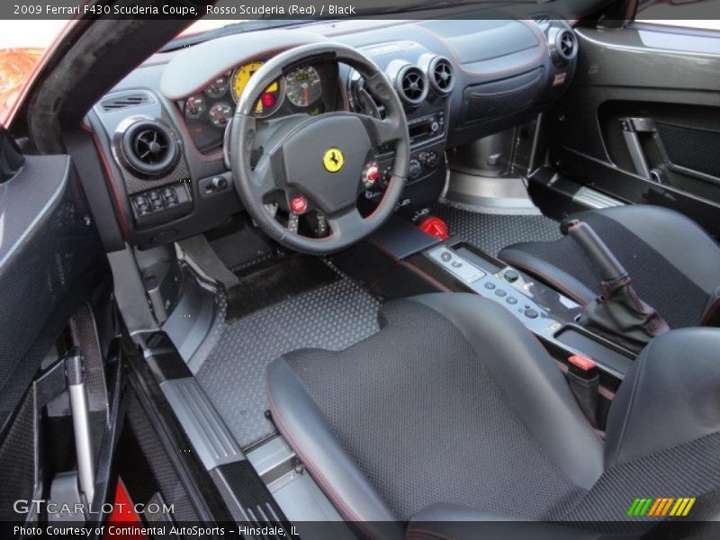 Black Interior - 2009 F430 Scuderia Coupe 
