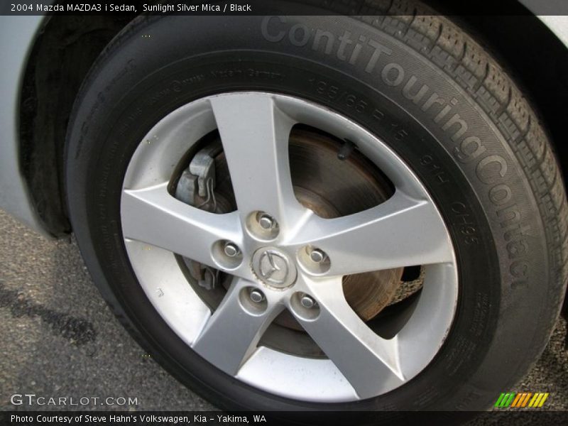 Sunlight Silver Mica / Black 2004 Mazda MAZDA3 i Sedan