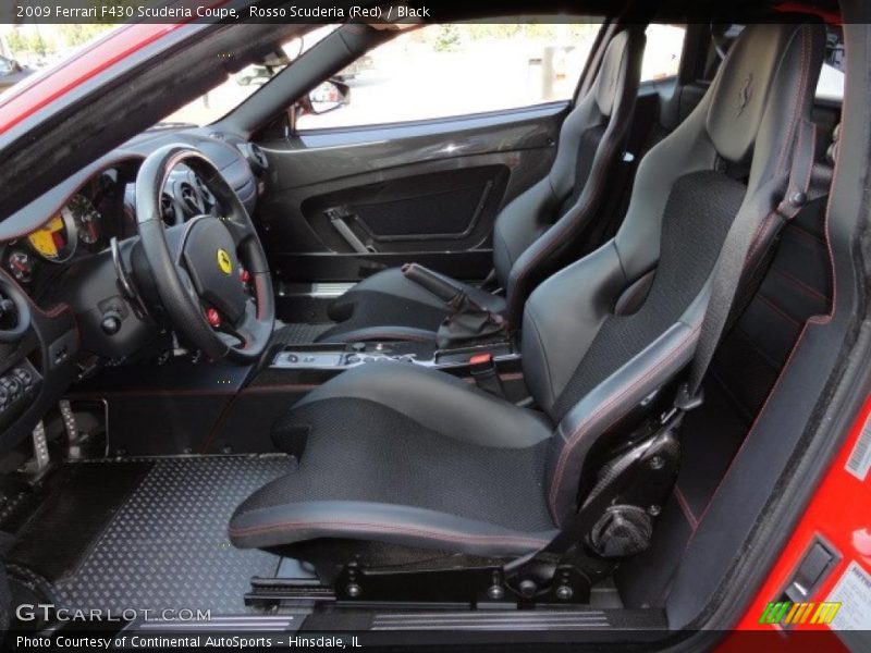  2009 F430 Scuderia Coupe Black Interior
