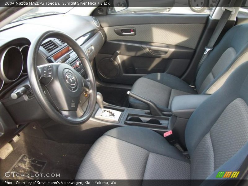 Sunlight Silver Mica / Black 2004 Mazda MAZDA3 i Sedan