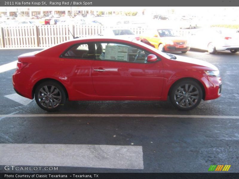 Racing Red / Black Sport 2011 Kia Forte Koup SX