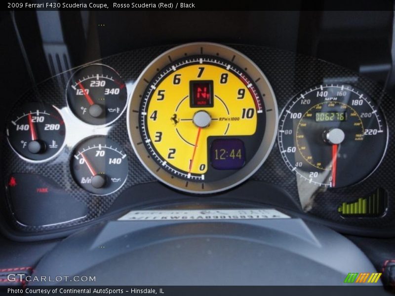  2009 F430 Scuderia Coupe Scuderia Coupe Gauges