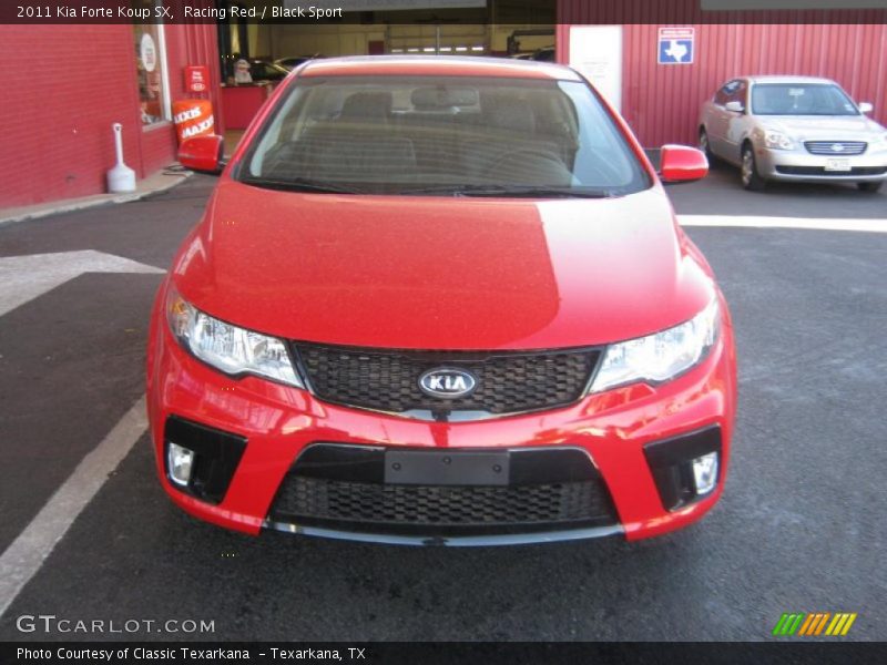 Racing Red / Black Sport 2011 Kia Forte Koup SX