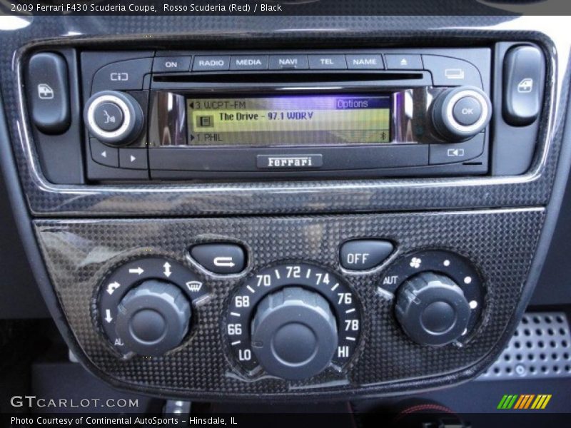 Controls of 2009 F430 Scuderia Coupe