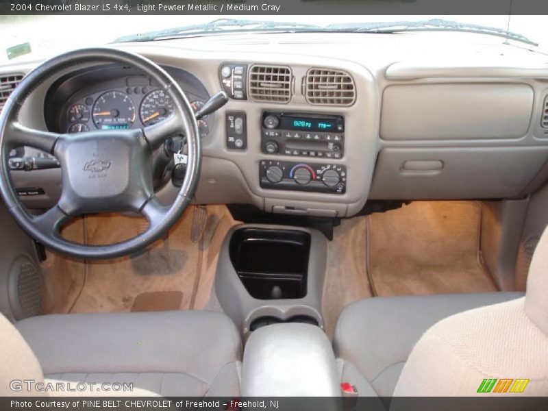 Light Pewter Metallic / Medium Gray 2004 Chevrolet Blazer LS 4x4