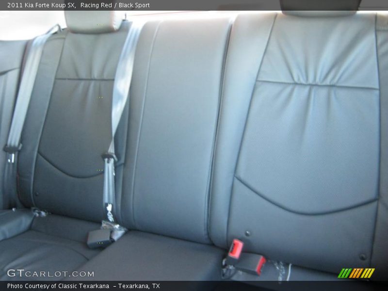  2011 Forte Koup SX Black Sport Interior