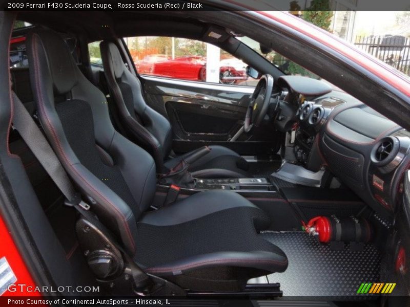  2009 F430 Scuderia Coupe Black Interior