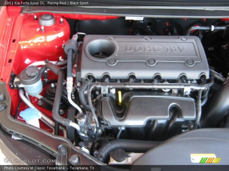  2011 Forte Koup SX Engine - 2.4 Liter DOHC 16-Valve CVVT 4 Cylinder