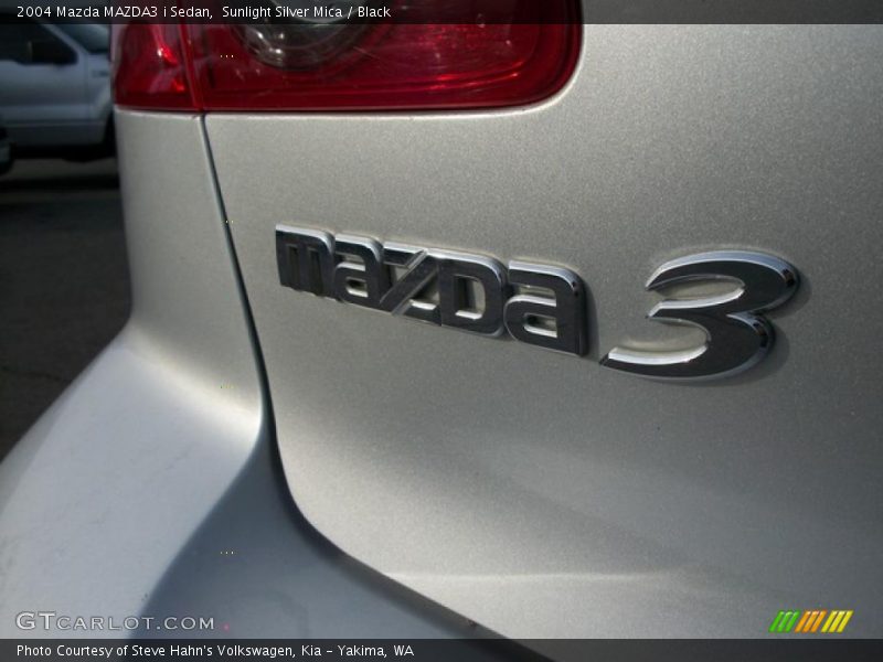 Sunlight Silver Mica / Black 2004 Mazda MAZDA3 i Sedan