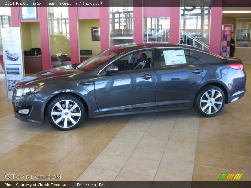 Platinum Graphite / Black Sport 2011 Kia Optima SX