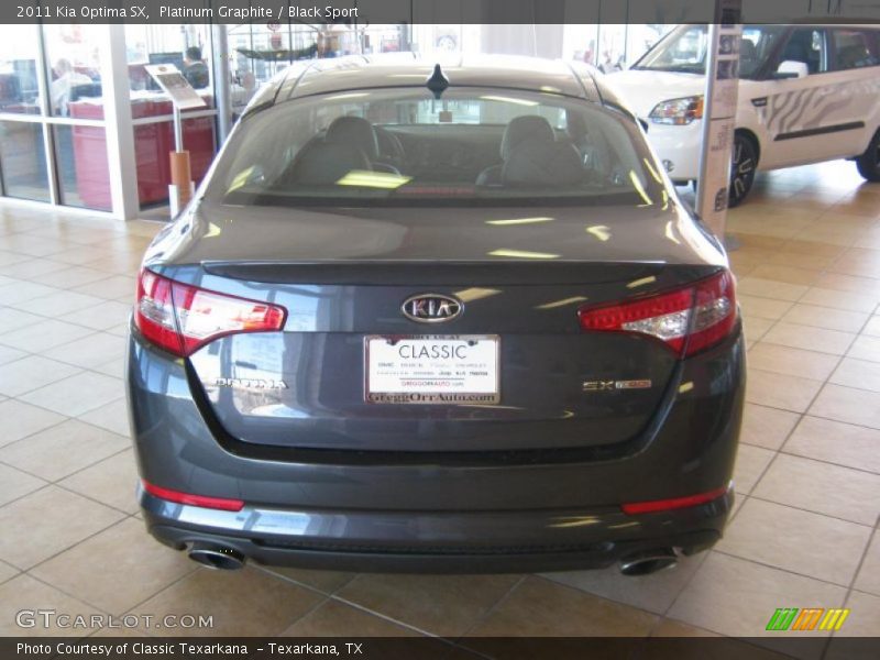 Platinum Graphite / Black Sport 2011 Kia Optima SX