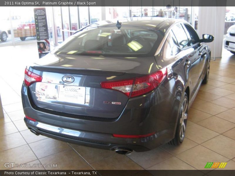 Platinum Graphite / Black Sport 2011 Kia Optima SX