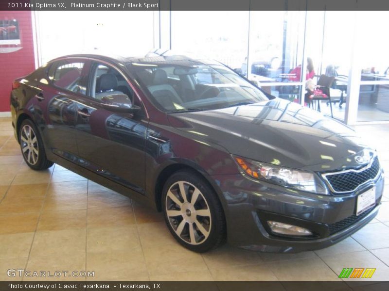 Platinum Graphite / Black Sport 2011 Kia Optima SX