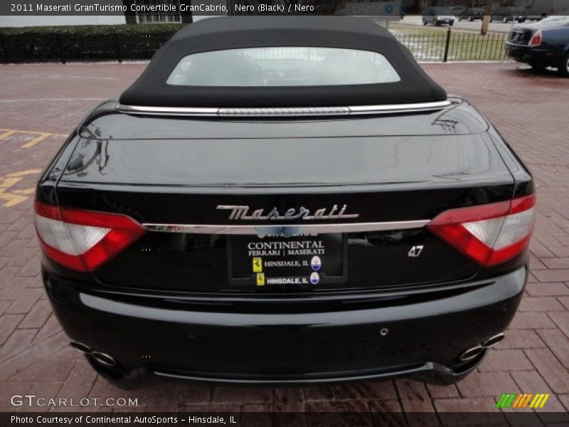 Nero (Black) / Nero 2011 Maserati GranTurismo Convertible GranCabrio