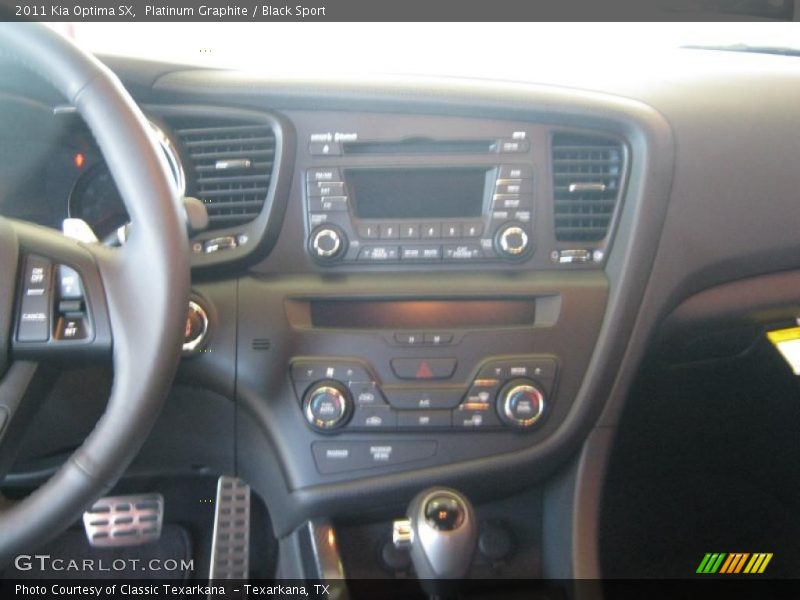 Platinum Graphite / Black Sport 2011 Kia Optima SX