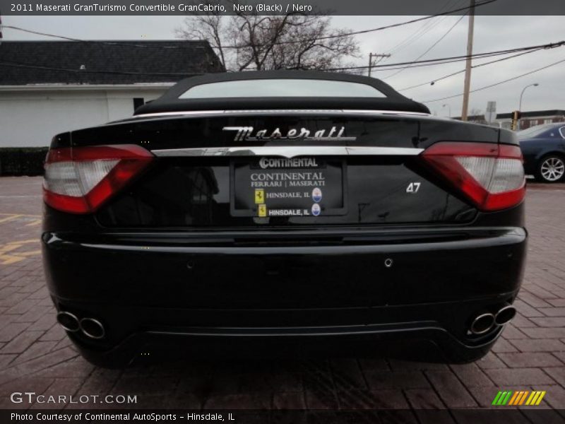 Nero (Black) / Nero 2011 Maserati GranTurismo Convertible GranCabrio
