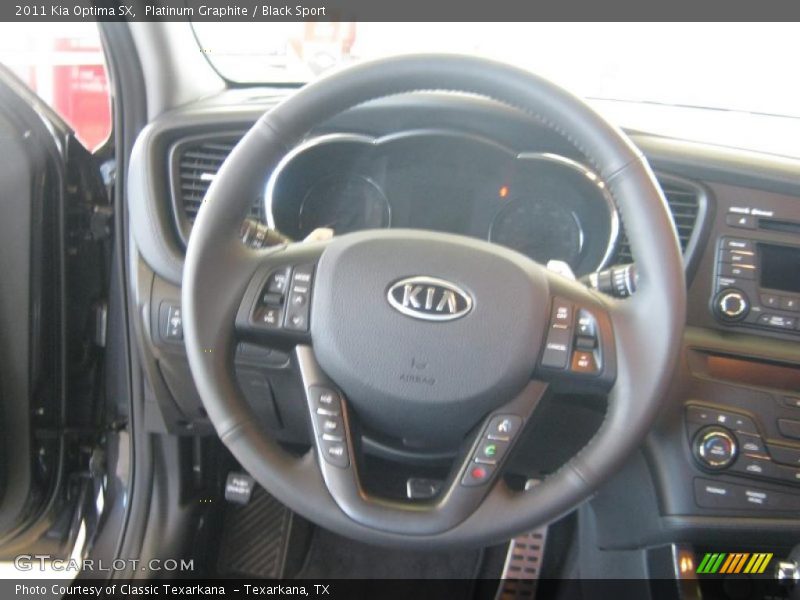 Platinum Graphite / Black Sport 2011 Kia Optima SX