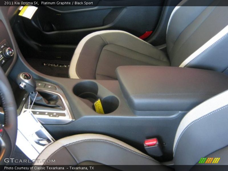  2011 Optima SX Black Sport Interior