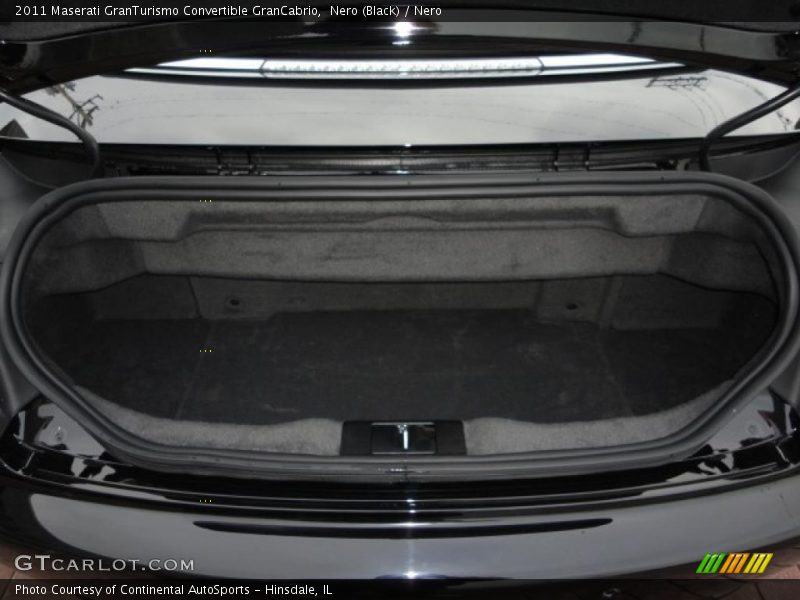  2011 GranTurismo Convertible GranCabrio Trunk