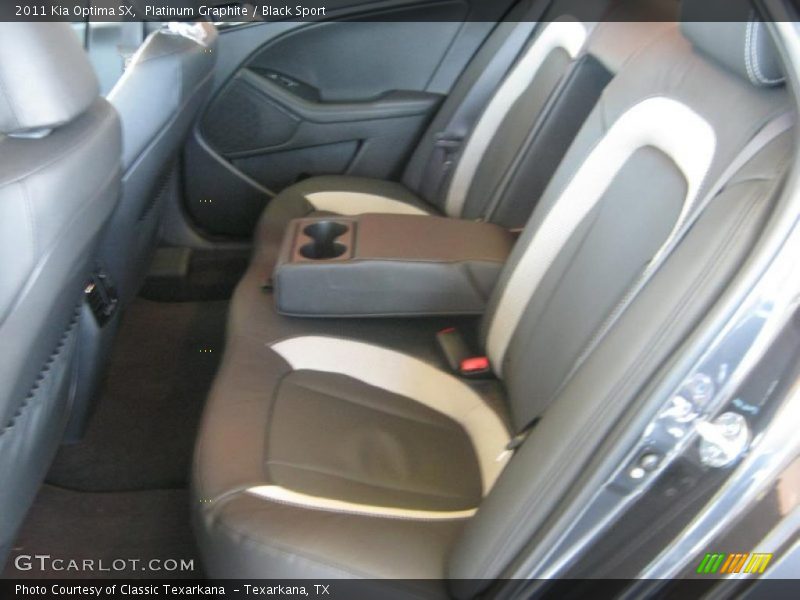  2011 Optima SX Black Sport Interior