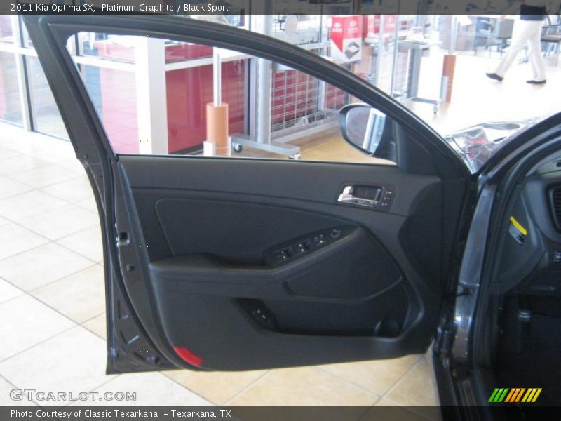 Platinum Graphite / Black Sport 2011 Kia Optima SX
