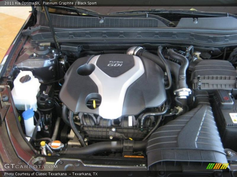  2011 Optima SX Engine - 2.0 Liter GDi Turbocharged DOHC 16-Valve VVT 4 Cylinder