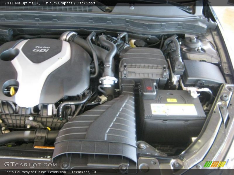  2011 Optima SX Engine - 2.0 Liter GDi Turbocharged DOHC 16-Valve VVT 4 Cylinder