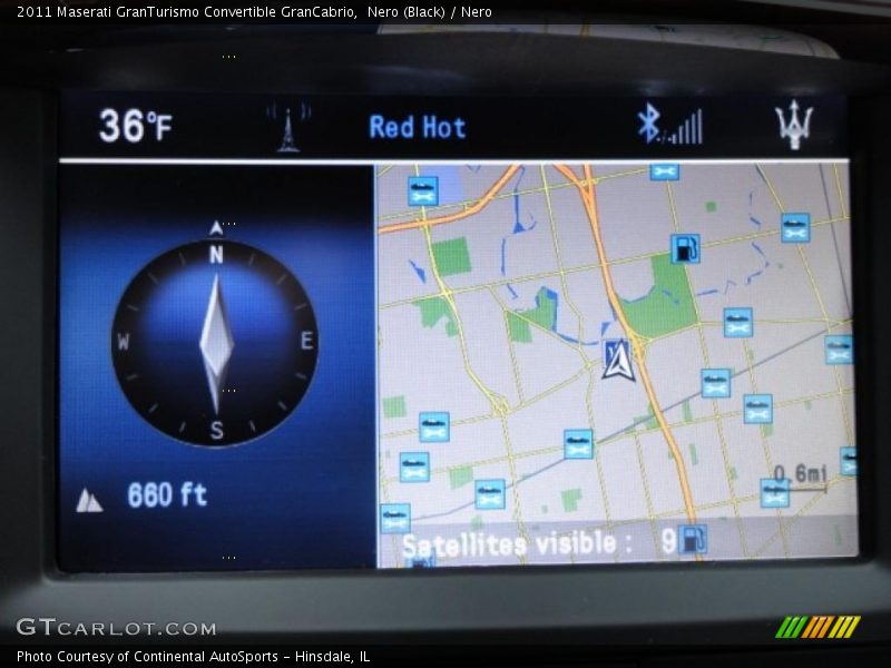 Navigation of 2011 GranTurismo Convertible GranCabrio