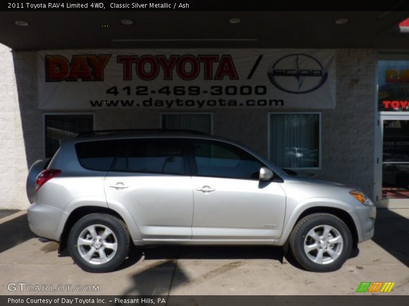 Classic Silver Metallic / Ash 2011 Toyota RAV4 Limited 4WD