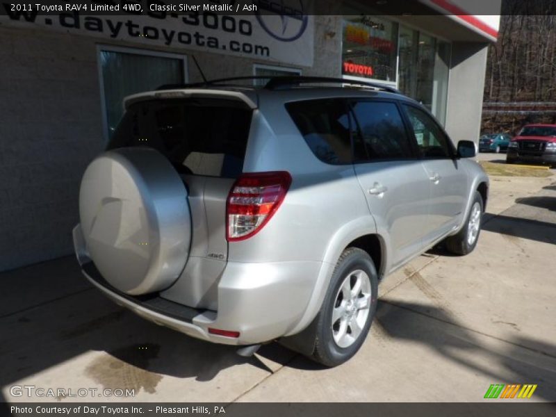 Classic Silver Metallic / Ash 2011 Toyota RAV4 Limited 4WD