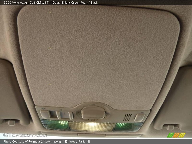 Bright Green Pearl / Black 2000 Volkswagen Golf GLS 1.8T 4 Door