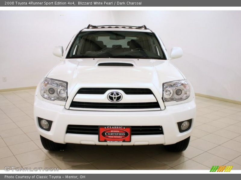 Blizzard White Pearl / Dark Charcoal 2008 Toyota 4Runner Sport Edition 4x4