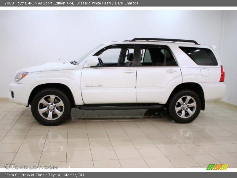 Blizzard White Pearl / Dark Charcoal 2008 Toyota 4Runner Sport Edition 4x4
