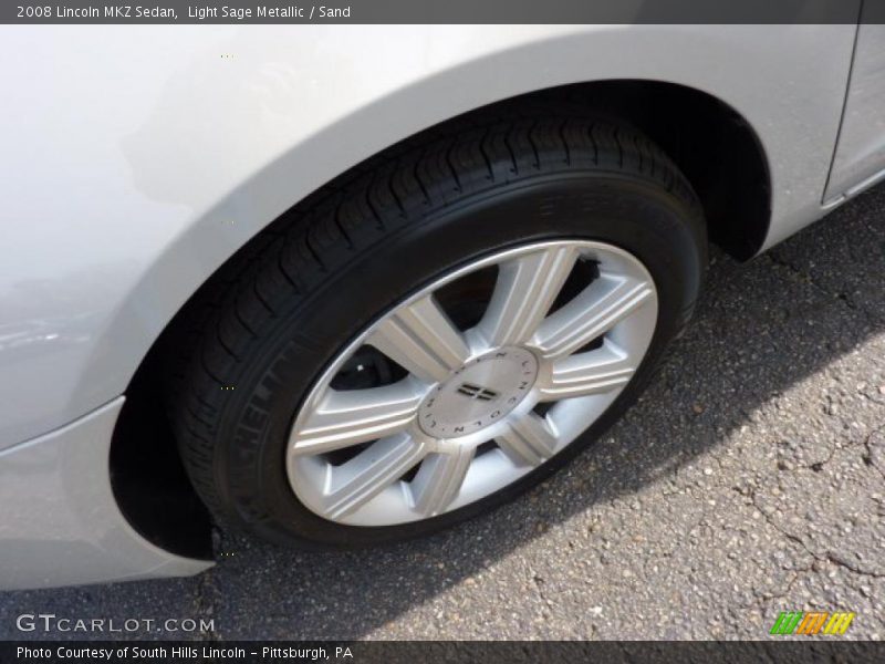 Light Sage Metallic / Sand 2008 Lincoln MKZ Sedan