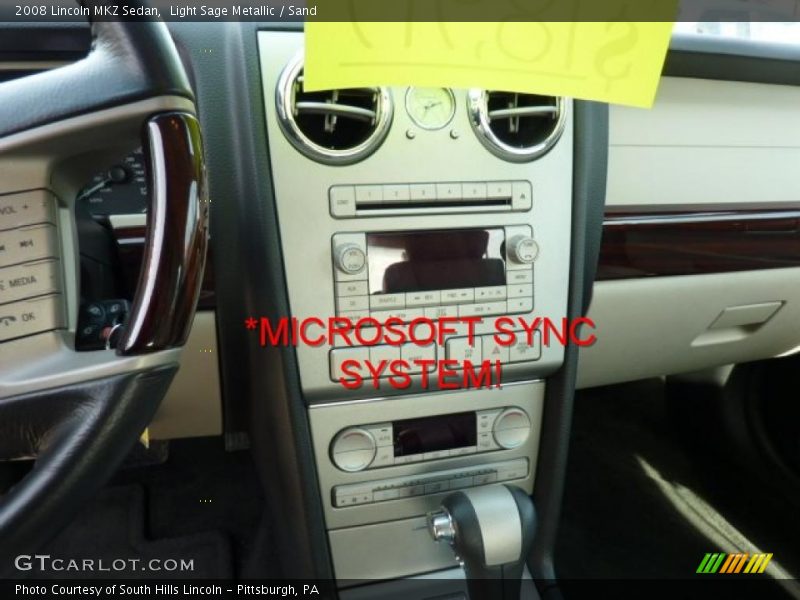 Light Sage Metallic / Sand 2008 Lincoln MKZ Sedan
